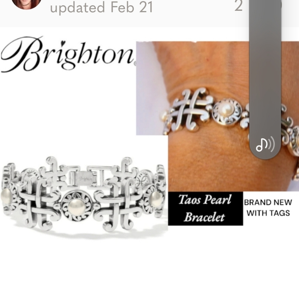 Brighton Taos Pearl Bracelet BRAND NEW WITH TAGS